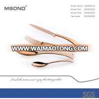 brand new first class high quality MSOND party stainless steel rose gold tableware wholesale from China