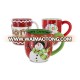 11oz Decaled Christmas Ceramic Mug, Porcelain Cup,Fashionable Cup