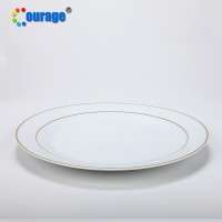 Wholesale porcelain ceramic dinner plate with high quality