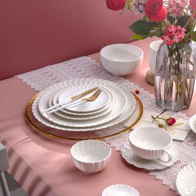 High Quality Porcelain Dinnerware Set Ceramic Restaurant Tableware