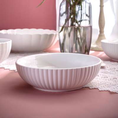 Factory Price Microwave And Dishwasher Safe Porcelain Cereal Bowls Guangzhou For Wedding And Event