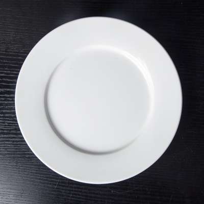 Wholesale Best Price Ceramic Porcelain Bulk China Plates 10.5 Inch Dinner Plate Coupe White Dinnerware